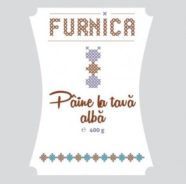 Pâine la tavă albă – 400g