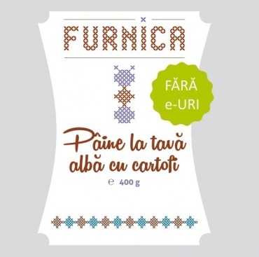 Pâine la tavă albă cu cartofi fără E-uri – 400g