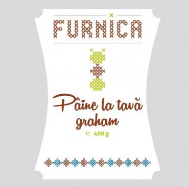 Pâine la tavă graham – 400g